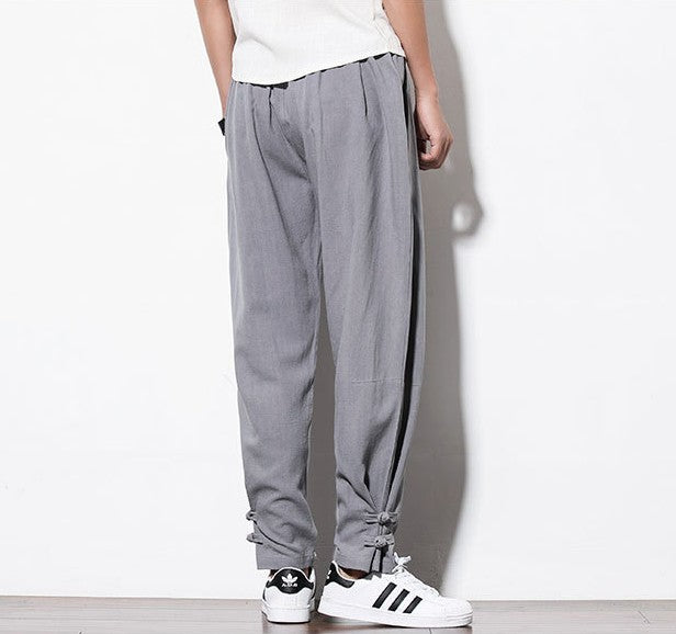 Autumn Harem Pants Linen Hemp