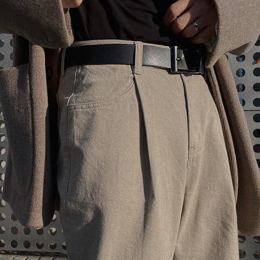 Casual Pants Solid Color Men's Loose Trendy