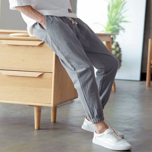 Men's Trousers Cotton Linen Pants