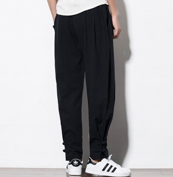 Autumn Harem Pants Linen Hemp