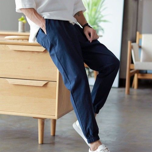 Men's Trousers Cotton Linen Pants