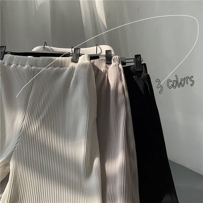 Mens Loose Pleated Fashion And Comfort Pants