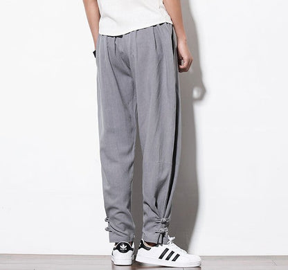 Autumn Harem Pants Linen Hemp