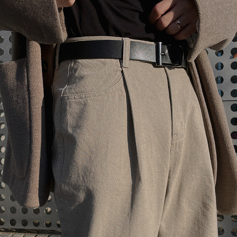 Casual Pants Solid Color Men's Loose Trendy