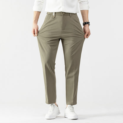 Spring Men's Pants Straight Loose Casual Pants