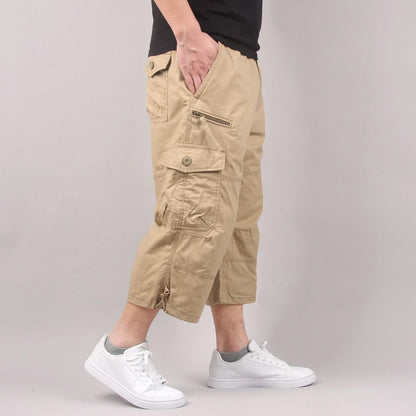 Cropped Pants Casual Shorts Trendy Men's Pants Loose