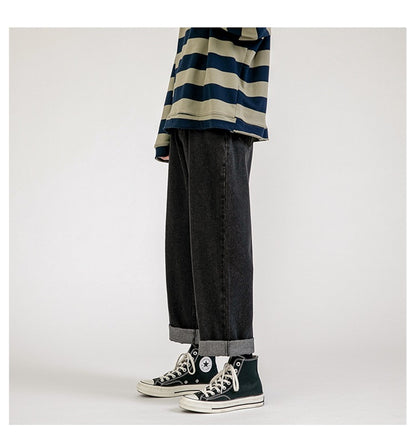 Trendy Wide-leg Drape Mopping Pants